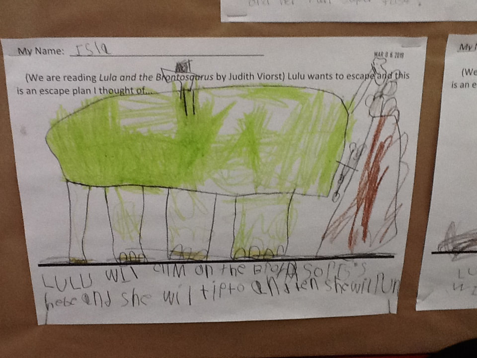 lulu and the brontosaurus by judith viorst